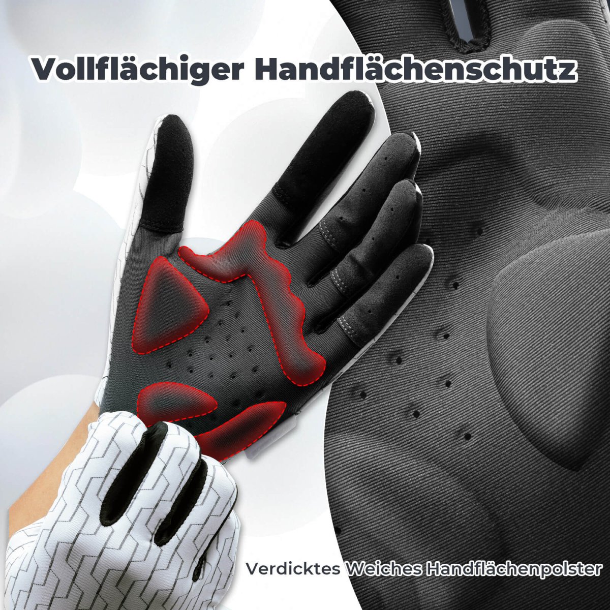 Guantes de ciclismo ROCKBROS con funcionalidad de pantalla táctil - Imagen 3