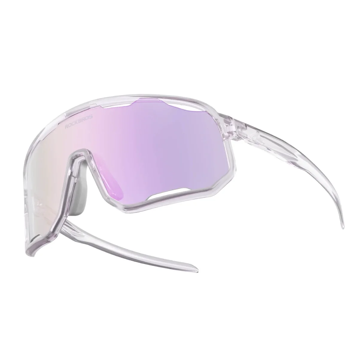 Gafas de ciclismo, gafas de sol fotocromáticas, protección UV, plaquetas nasales intercambiables, mujer/hombre, ROCKBROS - Imagen 5