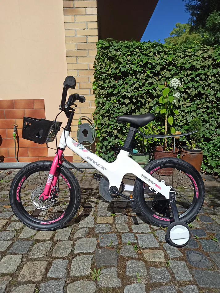 Bicicleta infantil SKYS de 3 a 9 años 14/16/18 pulgadas rosa - Imagen 3