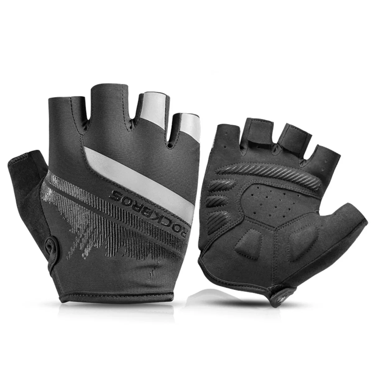 Guantes de equitación antideslizantes con dedos reflectantes, tallas S-XXL, ROCKBROS - Imagen 2