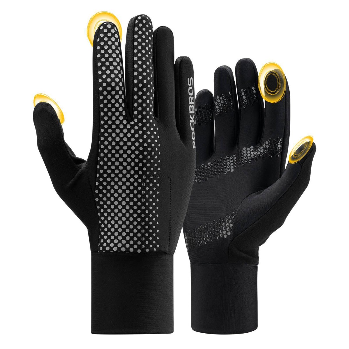 Guantes de ciclismo Pantalla táctil Guantes de ciclismo A prueba de viento ROCKBROS - Imagen 2