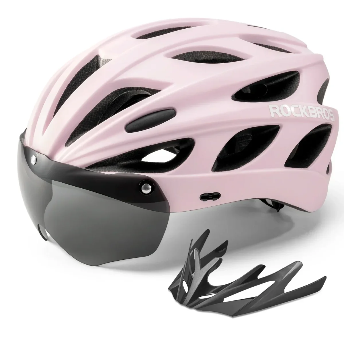Casco de bicicleta para niños con gafas y visera magnéticas extraíbles integradas ROCKBROS - Imagen 4