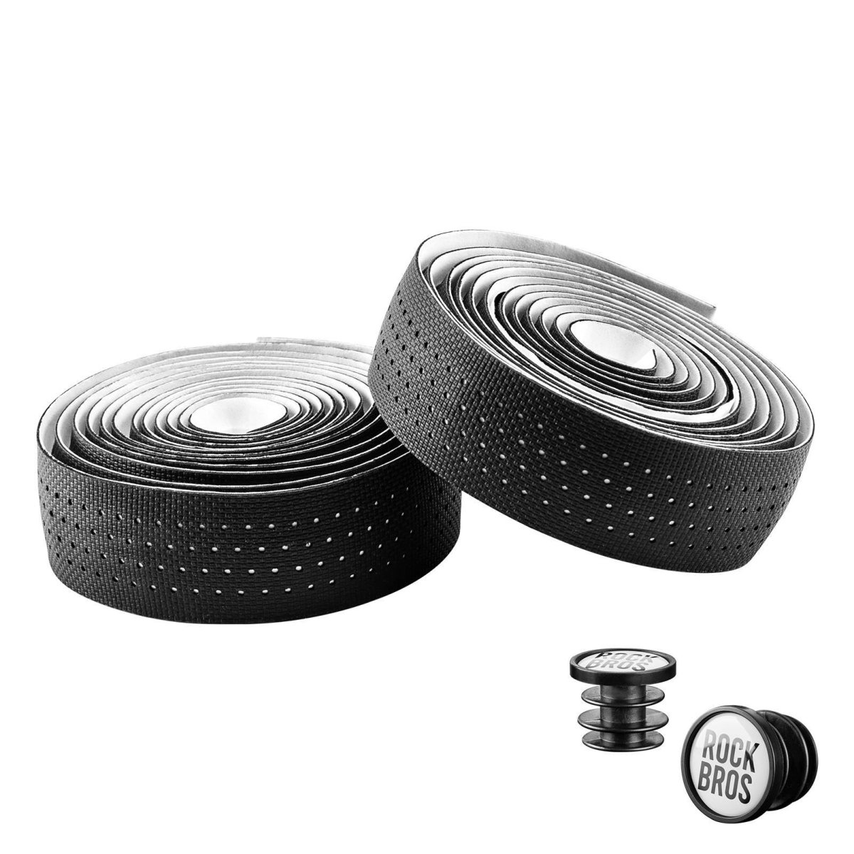 Cinta para manillar de bicicleta de carretera, antideslizante, amortiguadora, 2 rollos, ROCKBROS - Imagen 4