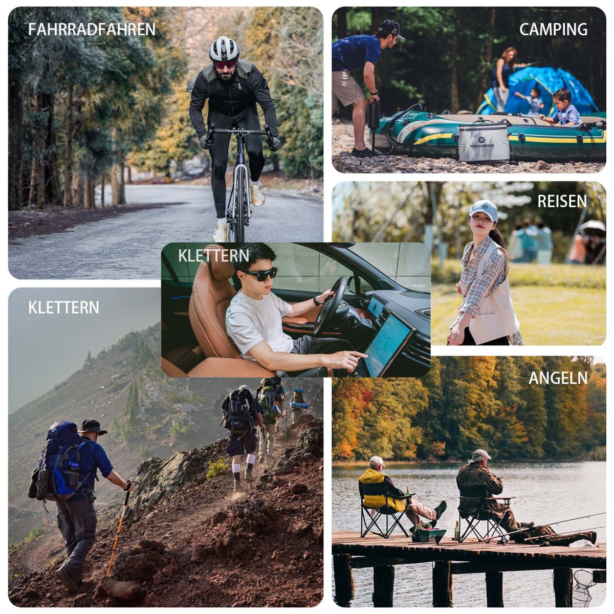 Gafas de ciclismo polarizadas, gafas de visión corta, gafas protectoras, gafas deportivas unisex, ROCKBROS - Imagen 7