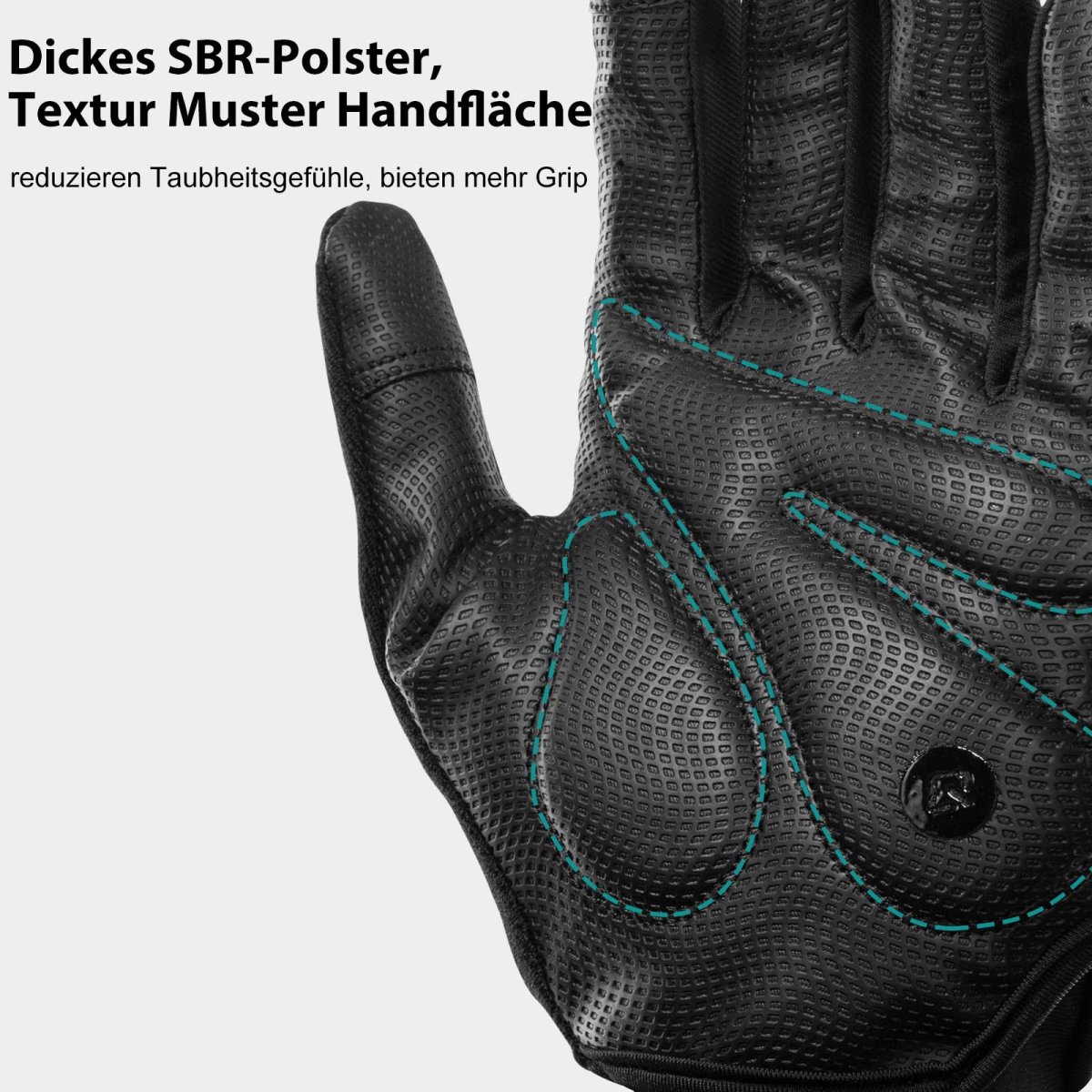 Guantes de equitación Full Finger SBR Guantes deportivos para hombre M-XXL ROCKBROS - Imagen 3