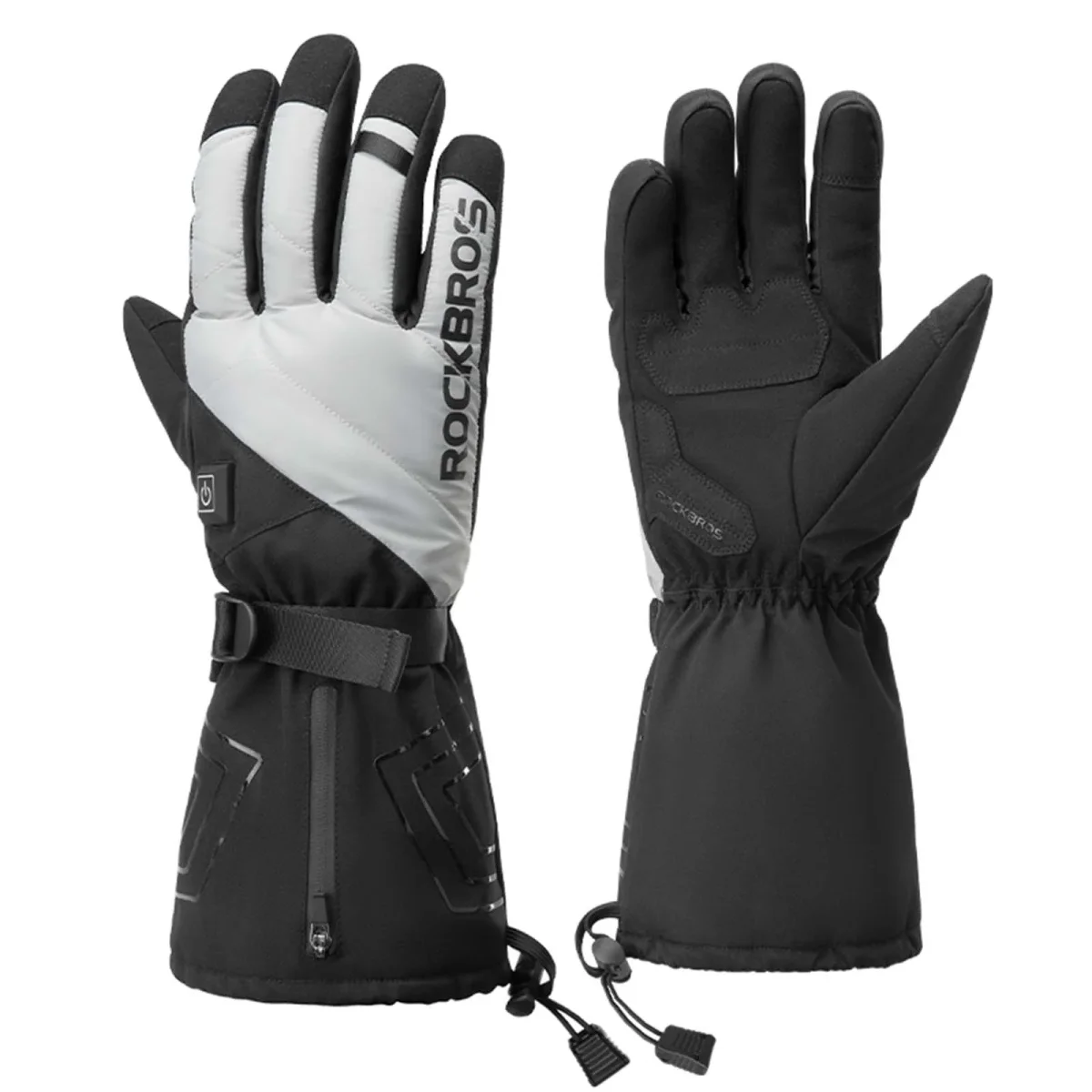 Guantes de invierno Guantes de ciclismo calefactables con batería M-XL ROCKBROS - Imagen 2